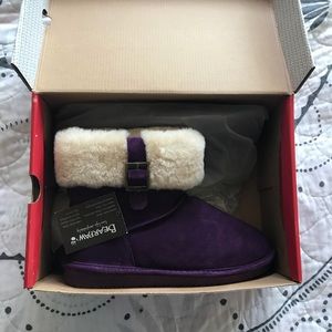 BEARPAW Purple Boots